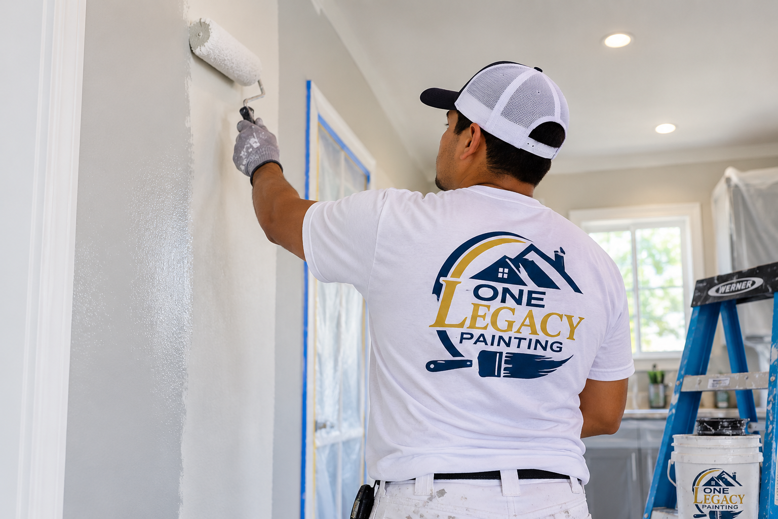 One Legacy Painting professional at work